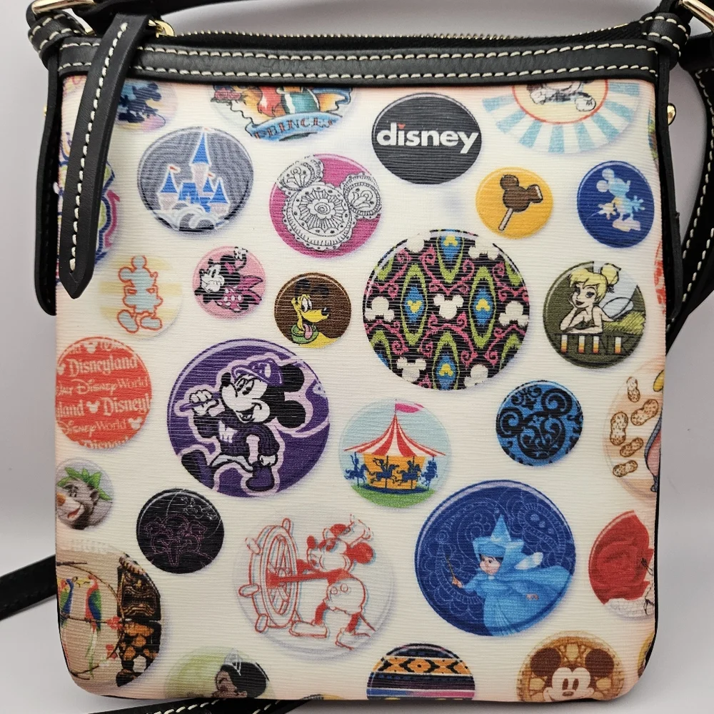 Dooney & Bourke vintage Disney Character Buttons Crossbody Bag - Picture 2 of 9